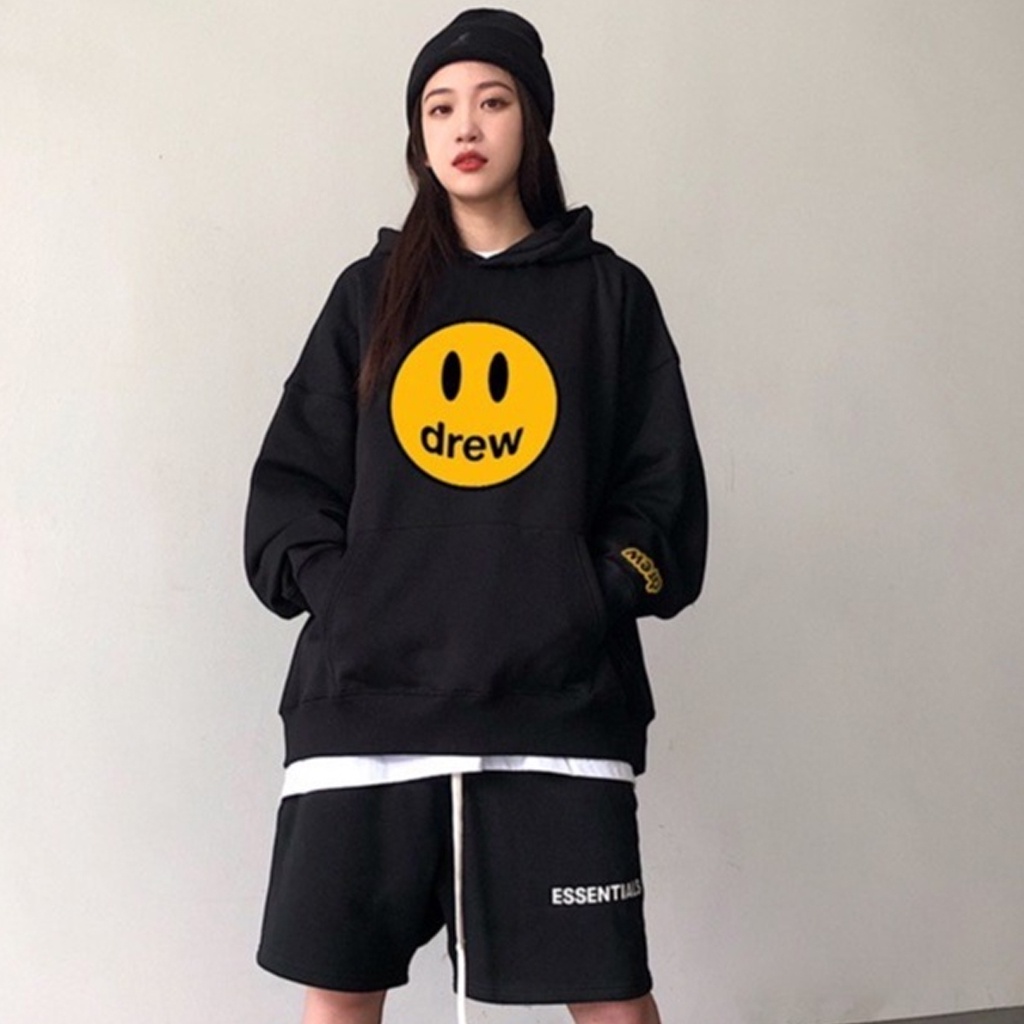 Áo Hoodie Drew House mặt cười Ulzzang Hàn Quốc form rộng Unisex - GENZOO