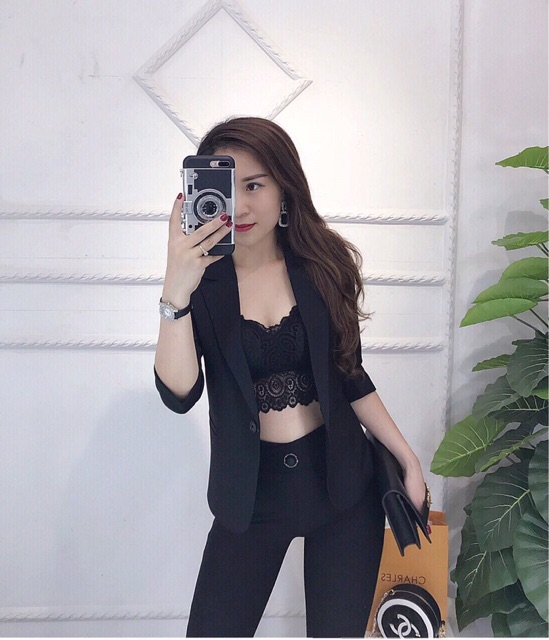 Áo vest tay lửng Hoa Việt
