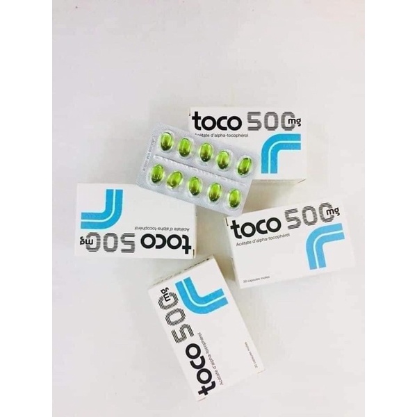 Viên Uống VITAMIN E TOCO 500mg Date 2026