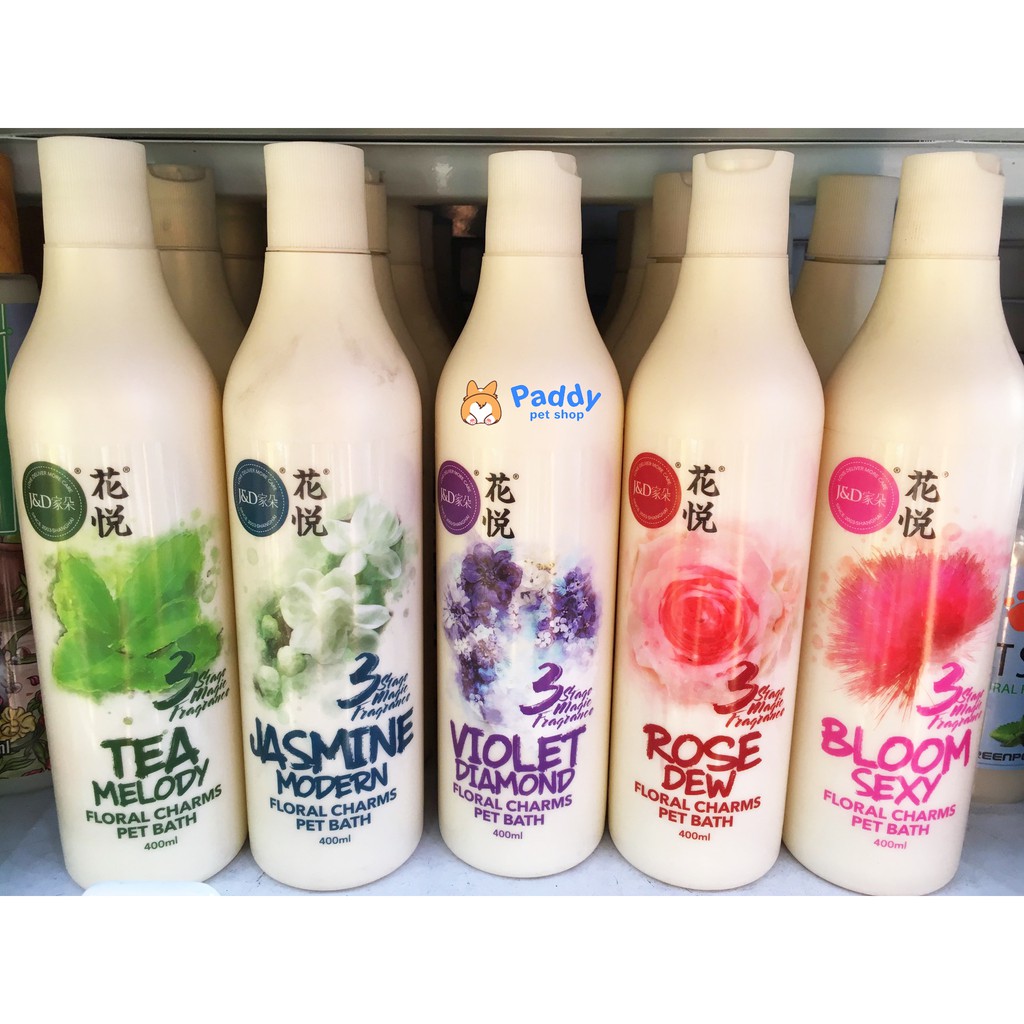 Sữa Tắm Joyce &amp; Dolls Jasmine Hoa Nhài Cho Chó Mèo (400ml)