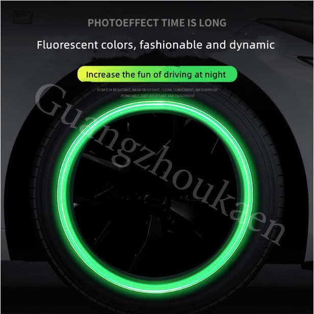 Kaen Nắp van lốp 4 mảnh Loại phát sáng cho xe máy Xe đạp Xe điện Xe ô tô Toyota Raize Corolla Cross Vios Veloz Innova Camry Hilux Yaris Fortuner Wigo Altis RAV4 Avanza Hiace