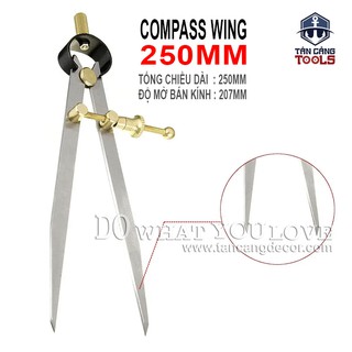 Compa Cơ Khí 250 mm Magato - Bán Kính 207 mm