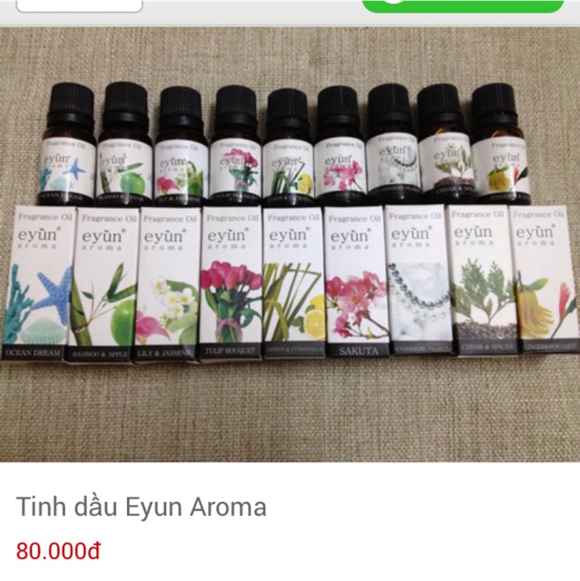 Tinh dầu Eyun Aroma lọ 10ml.