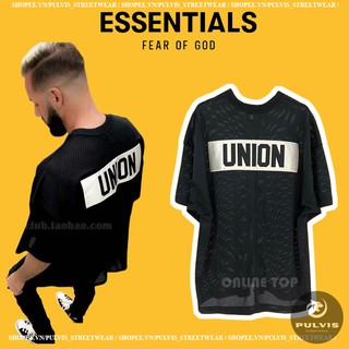 ⚡️[BEST QUALITY] - Áo FEAR OF GOD UNION 5th Mesh Tee (BLACK), Áo Mesh Tee FOG Union