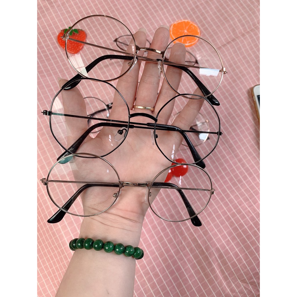 Kính Mắt Chụp Ảnh pilu không độ không hại mắt dành cho nam và nữ