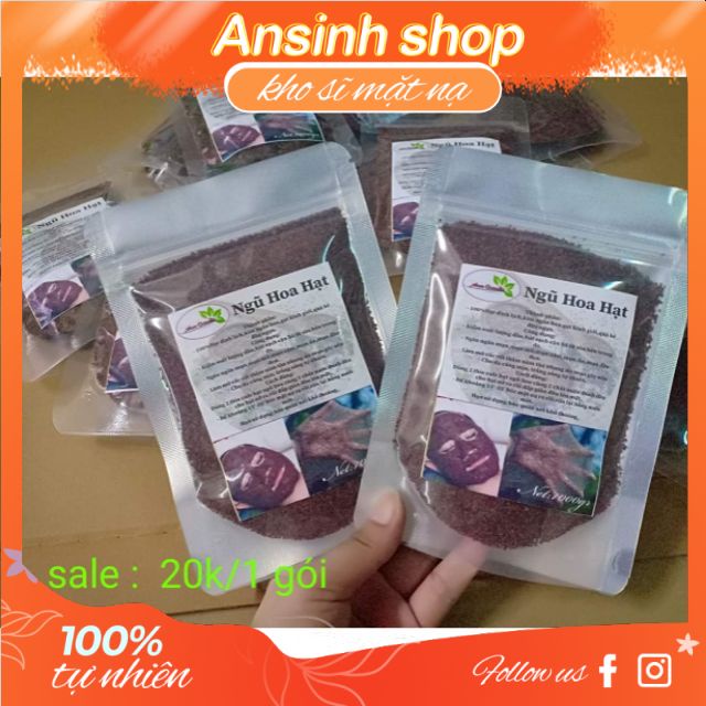 Ngũ hoa hạt handmade 100g hạt sạch đẹp