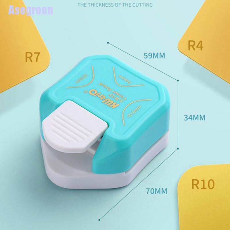 Dụng cụ bấm góc giấy tròn thủ công 3 trong 1 tiện lợi