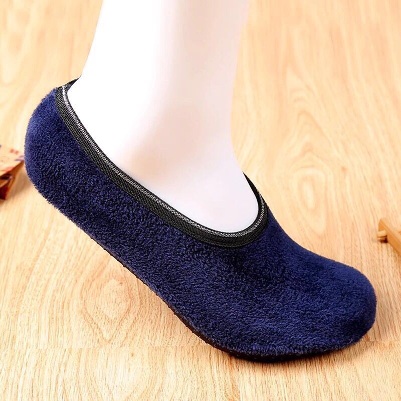 Tất Hài Đi Trong Nhà Chống Trơn Một Màu