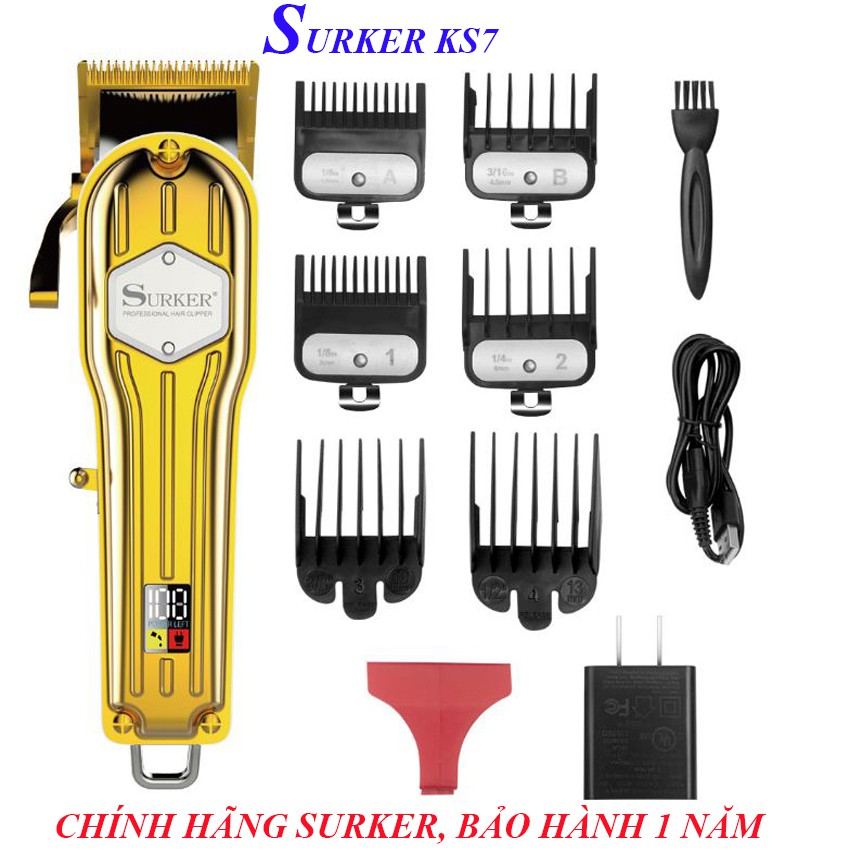 tôn g đơ surker K7s + bộ lưỡi kép wahl cao cấp