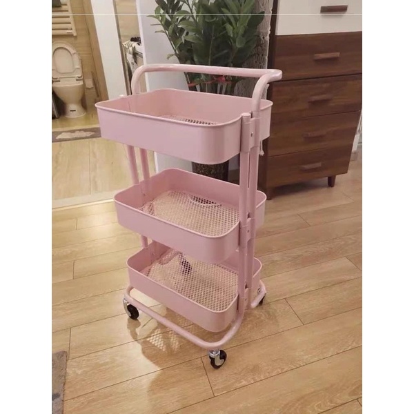 Xe đẩy nhựa 3 tầng dùng trong spa