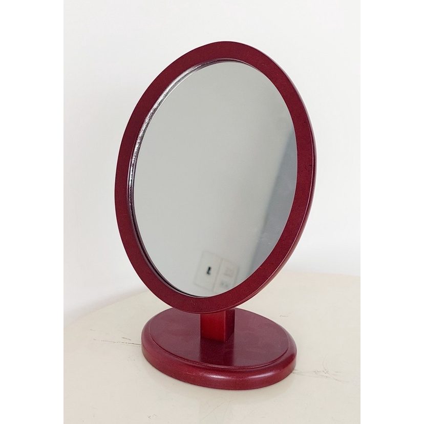 Gương Trang Điểm, Gương Khung Gỗ Để Bàn Decor Trang Nhã SB02 - Hàng VN Xuất Khẩu