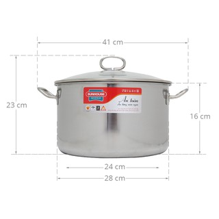Nồi inox Sunhouse SHG28S