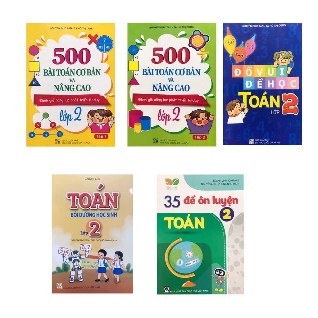 Sách - Tuyển tập sách tham khảo toán lớp 2 ( 6 quyển )