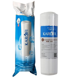 Bộ 2 lõi lọc nước số 2 Karofi chính hãng lọc nước OCB