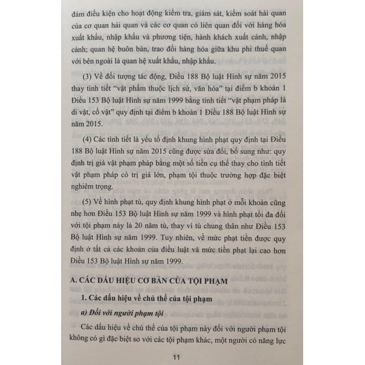 Sách -Bình luận Bộ Luật Hình Sự năm 2015 – Phần các tội phạm, chương XVIII-mục 1