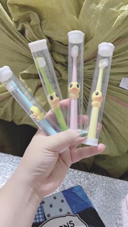 SET 2 BÀN CHẢI LÔNG TƠ SIÊU MỀM MỊN CHO BÉ