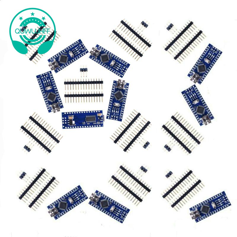 10x Nano V3 Ulefone Atmega328 P Ch340G 16mhz Miniusb Tương Thích Arduino