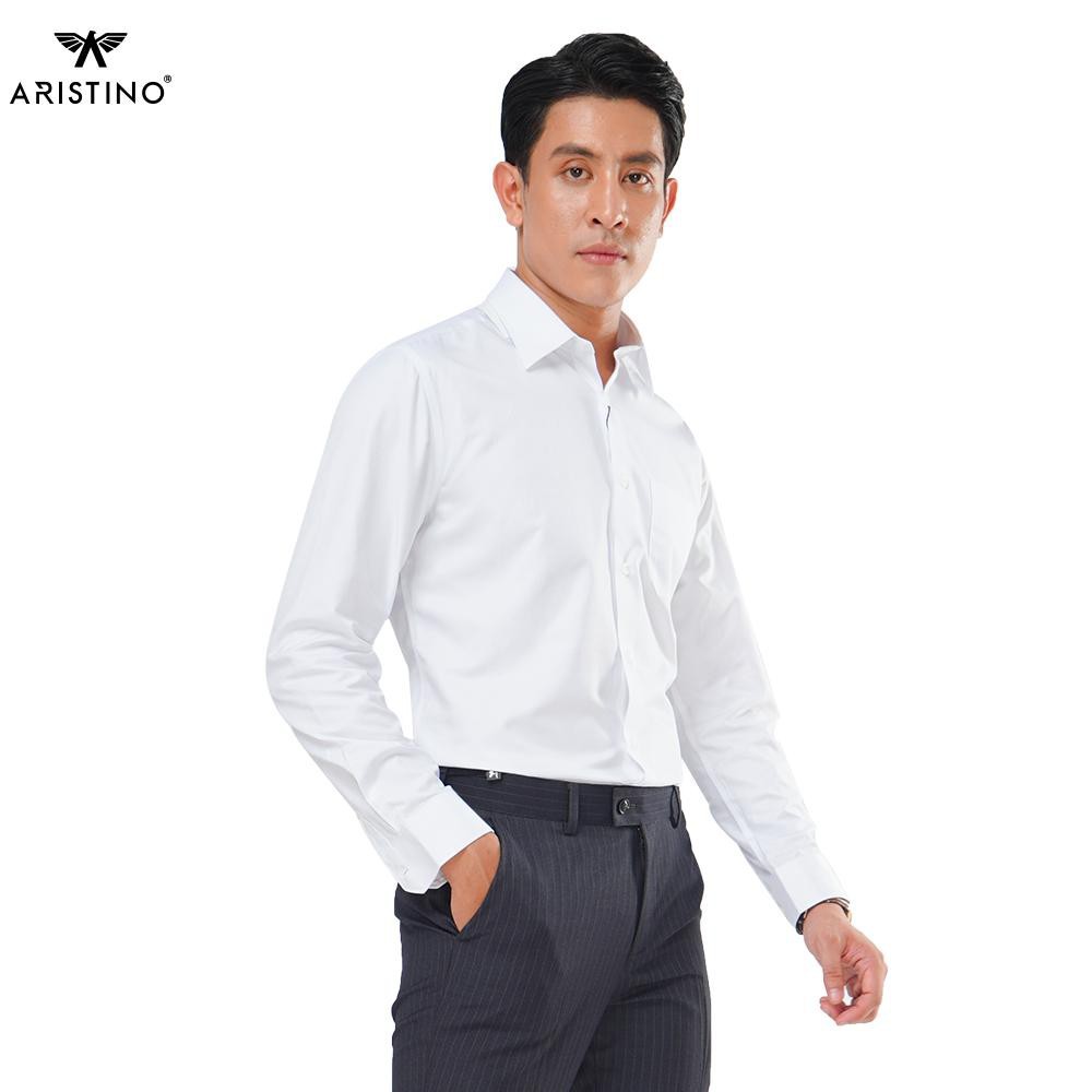 Áo sơ mi nam dài tay ARISTINO thiết kế chỉn chu, thanh lịch, chất liệu mềm mại, thoáng khí - ALSR18 và ALSR19