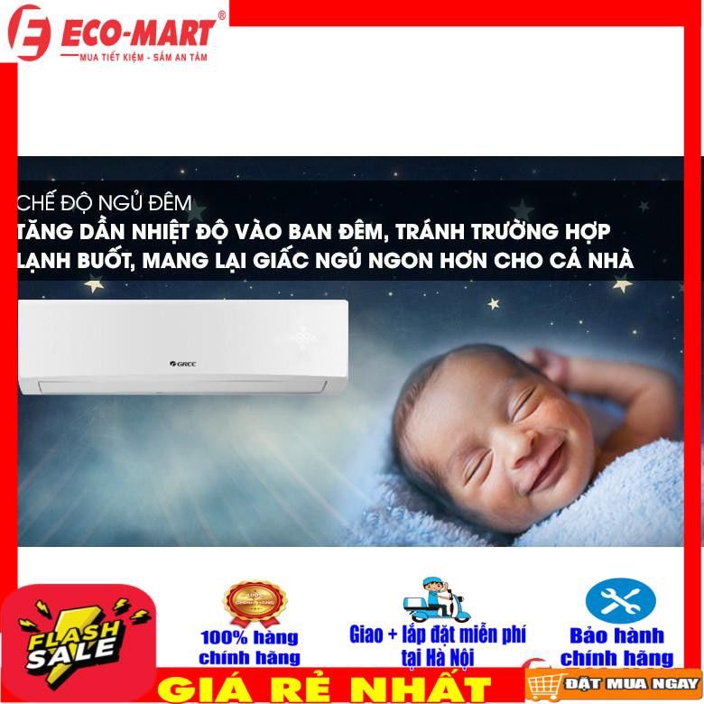 [Miễn phí vận chuyển tại Hà Nội]  Máy lạnh, Điều hòa Gree 18000BTU 1 chiều GWC18KD-K6N0C4(I/O) 2HP