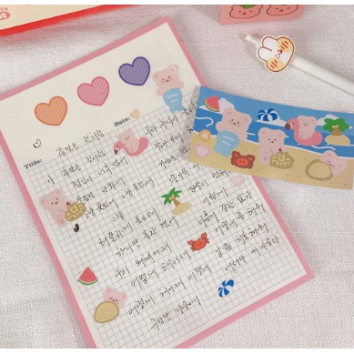 Set Hình Dán Sticker DIY Trang Trí Cực Dễ Thương Trang Trí Tủ, Kệ, Sổ, Điện Thoại,... - MyNa Mart