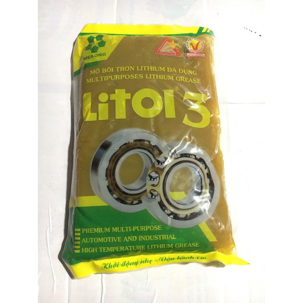 Mỡ Bôi Trơn Cao Cấp Litol 3 gốc Lithium-Hàng Chính Hãng