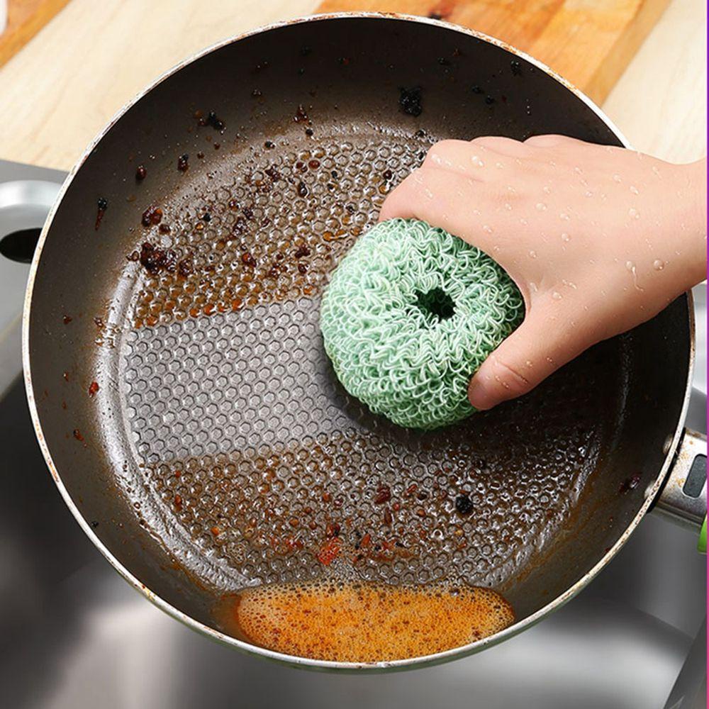 Bóng Rửa Chén Bằng Sợi Micro Nhiều Màu Tiện Dụng Cho Nhà Bếp