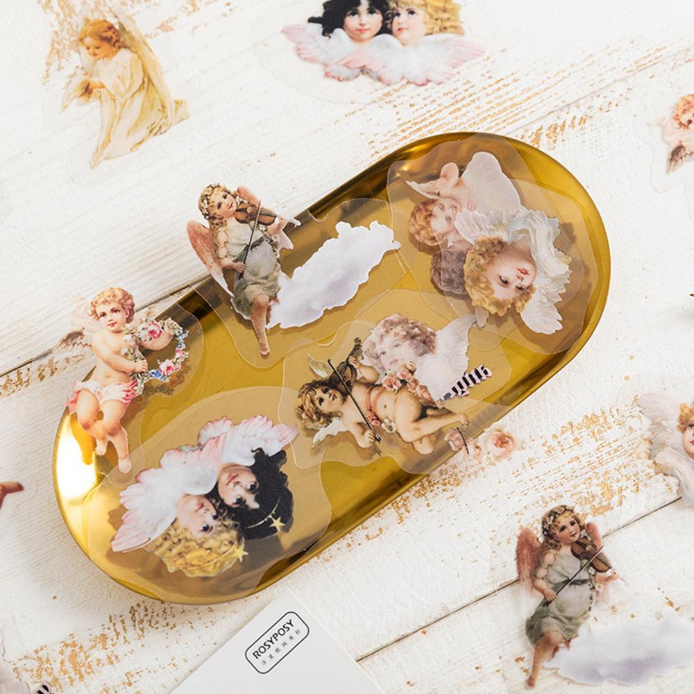 Bộ 40 Miếng Dán Trang Trí Hình Thiên Thần