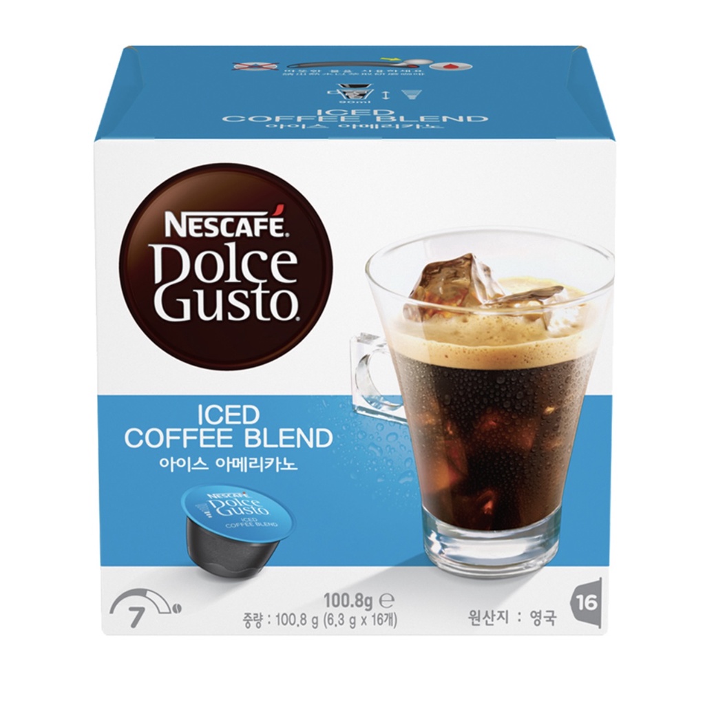 Nescafe DOLCE GUSTO Iced Americano Viên nén cà phê đá cho máy Dolce Gusto [16 Viên] | BigBuy360 - bigbuy360.vn