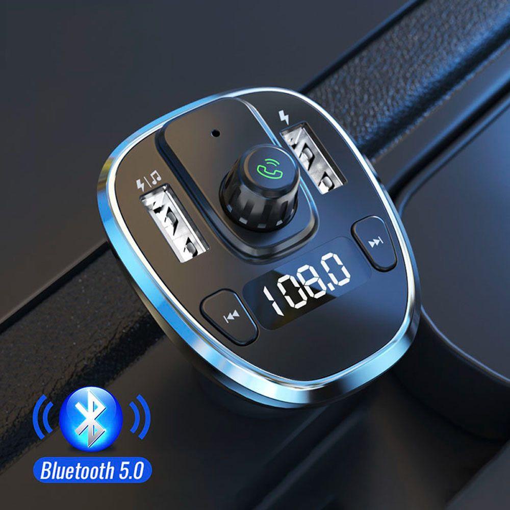 Cục Sạc USB Không Dây Bluetooth Kiêm Đài FM Thông Dụng Cho Xe Hơi