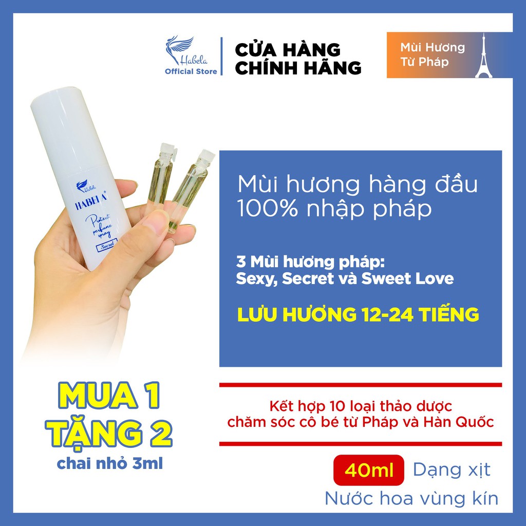 Bùa yêu Hablela_ Lưu giữ mùi thơm 12h. Đột phá Hương Liệu đến từ Pháp