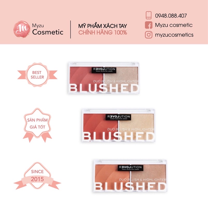 Revolution Duo Blush & Highlighter