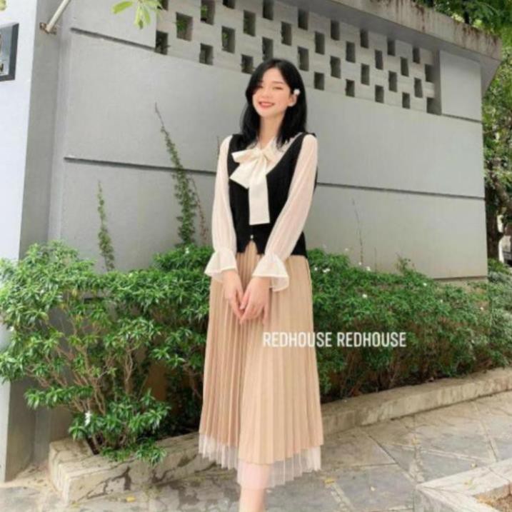 Chân váy xếp Li dài mặc được 2 mặt | BigBuy360 - bigbuy360.vn