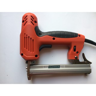 Súng bắn đinh ghim chữ U dùng điện 220V đinh 10x10-10x22mm, Máy bắn đinh ghim U vào gỗ nhanh tiện không mang bình khí