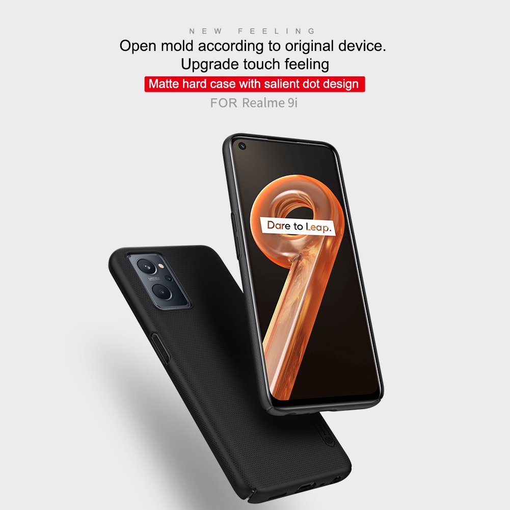 Ốp điện thoại Nillkin bằng PC cứng mặt nhám chống sốc chống dấu vân tay dành cho Realme 9i