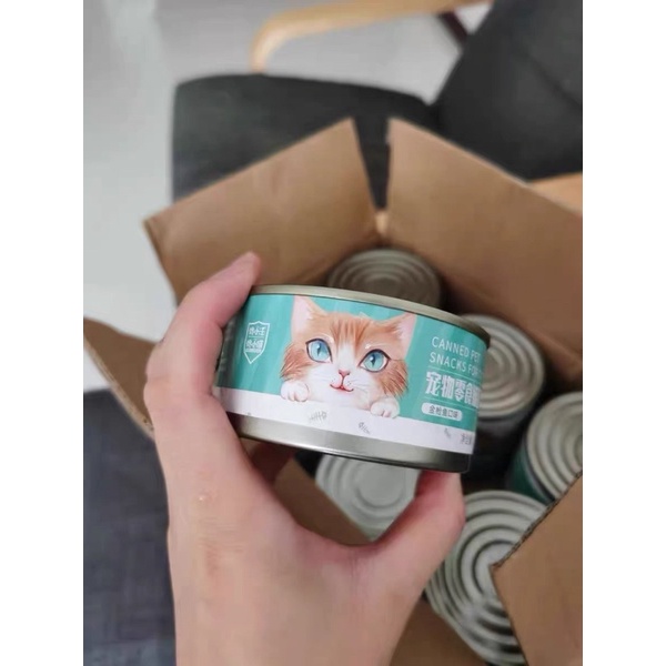 PATE CHO MÈO Canned Pet thùng 12 lon 170g