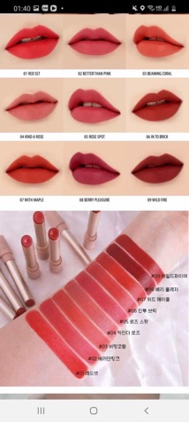 Son Clio Meting matte lips