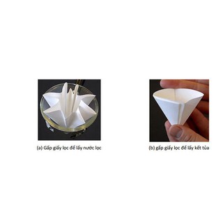 10 tờ Giấy lọc dung dịch phi 11cm