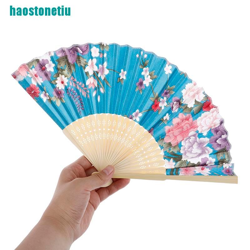 Quạt Lụa Cầm Tay Phong Cách Trung Hoa