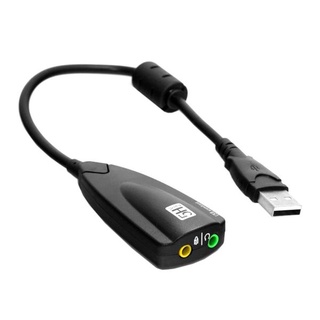 Mua Đầu USB Sound Card 7.1 Thiết bị chuyển đổi âm thanh qua cổng USB Steel Sound 5Hv2 USB 7.1 Channel Sound Card 12 kênh