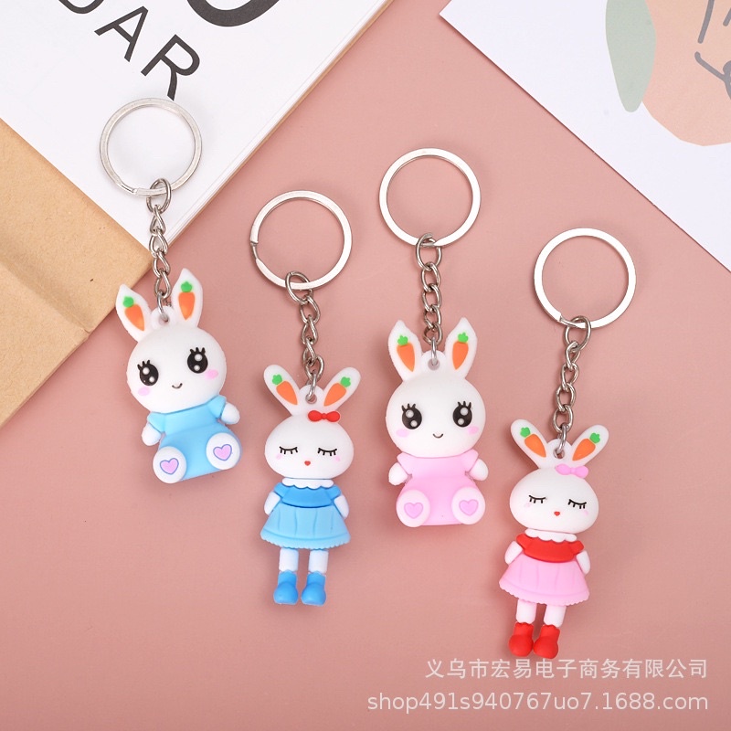 Móc khoá thỏ con đáng yêu dễ thương - Loại to đẹp cực xịn