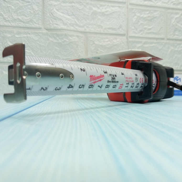 Thước cuộn Milwaukee, thước dây milwaukee có nam châm 5m-8m