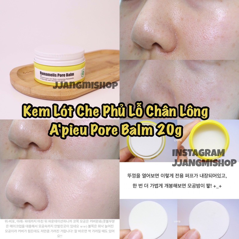 Kem Lót Che Phủ Lỗ Chân Lông A'pieu Hamamelis Pore Balm 20ml | BigBuy360 - bigbuy360.vn