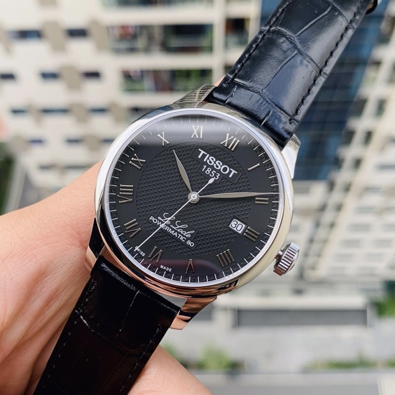 Đồng Hồ Nam Tissot 1853 Dây Da Máy Automatic Size 39mm Hàng Chuẩn Cao Cấp - Bảo Hành 24 Tháng