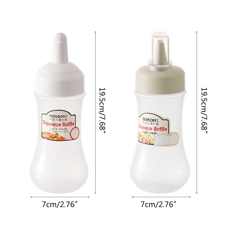 Bình Đựng Gia Vị 5 Lỗ Dạng Bóp 350ml Có Vòi Nhựa