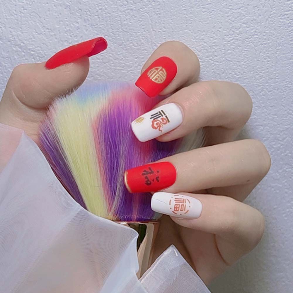 Miếng Dán Trang Trí Móng Tay Hình Con Hổ Năm Mới Trung Hoa 2022