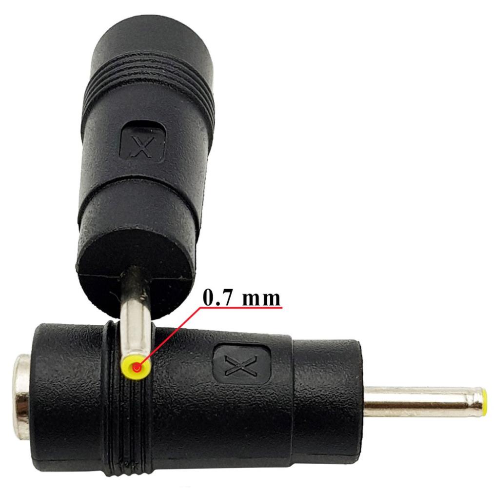 Đầu chuyển đổi DC 5.5x2.1mm sang DC 2.5x0.7mm
