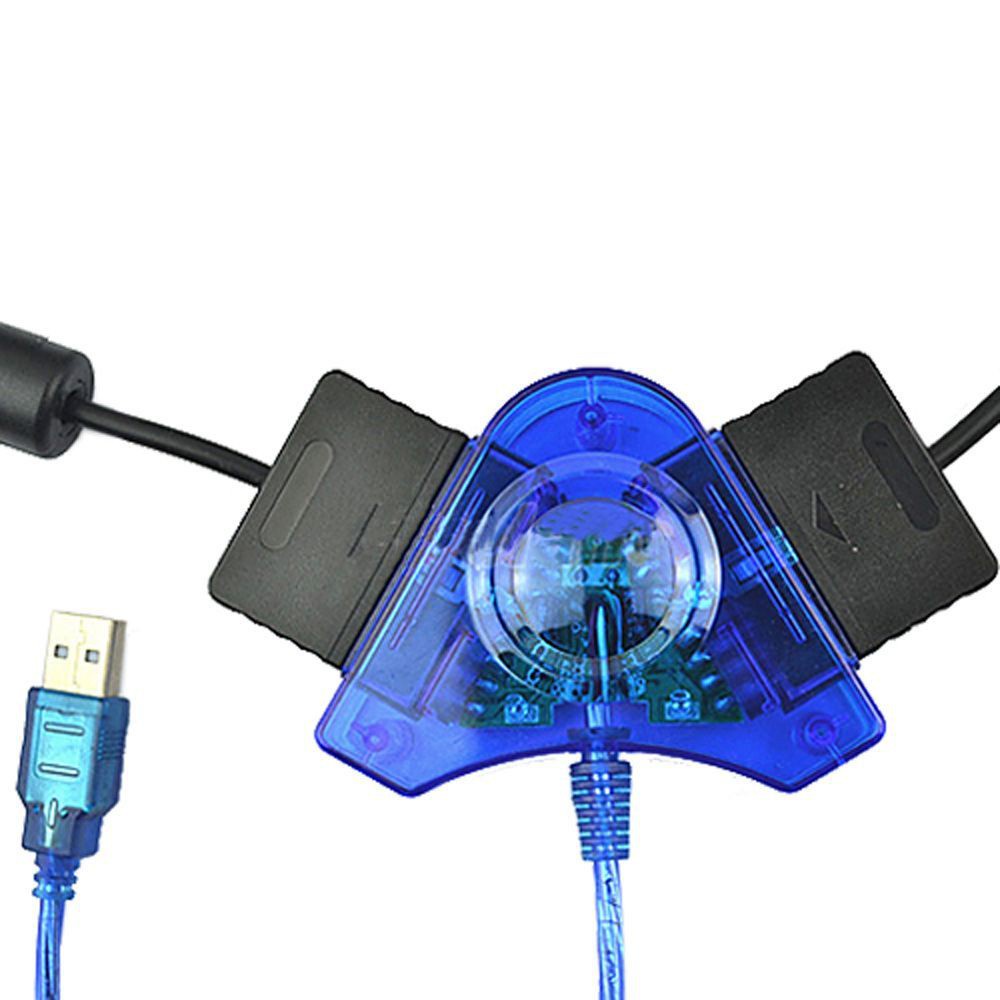 Bộ chuyển đổi 2 cổng PS2 sang PC USB PSX PS1 PS2 kèm cáp tiện lợi