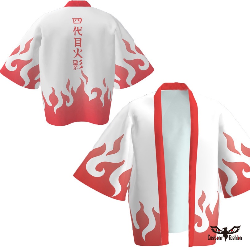 Áo khoác kimono hóa trang thành nhân vật trong anime Naruto thời trang cho unisex