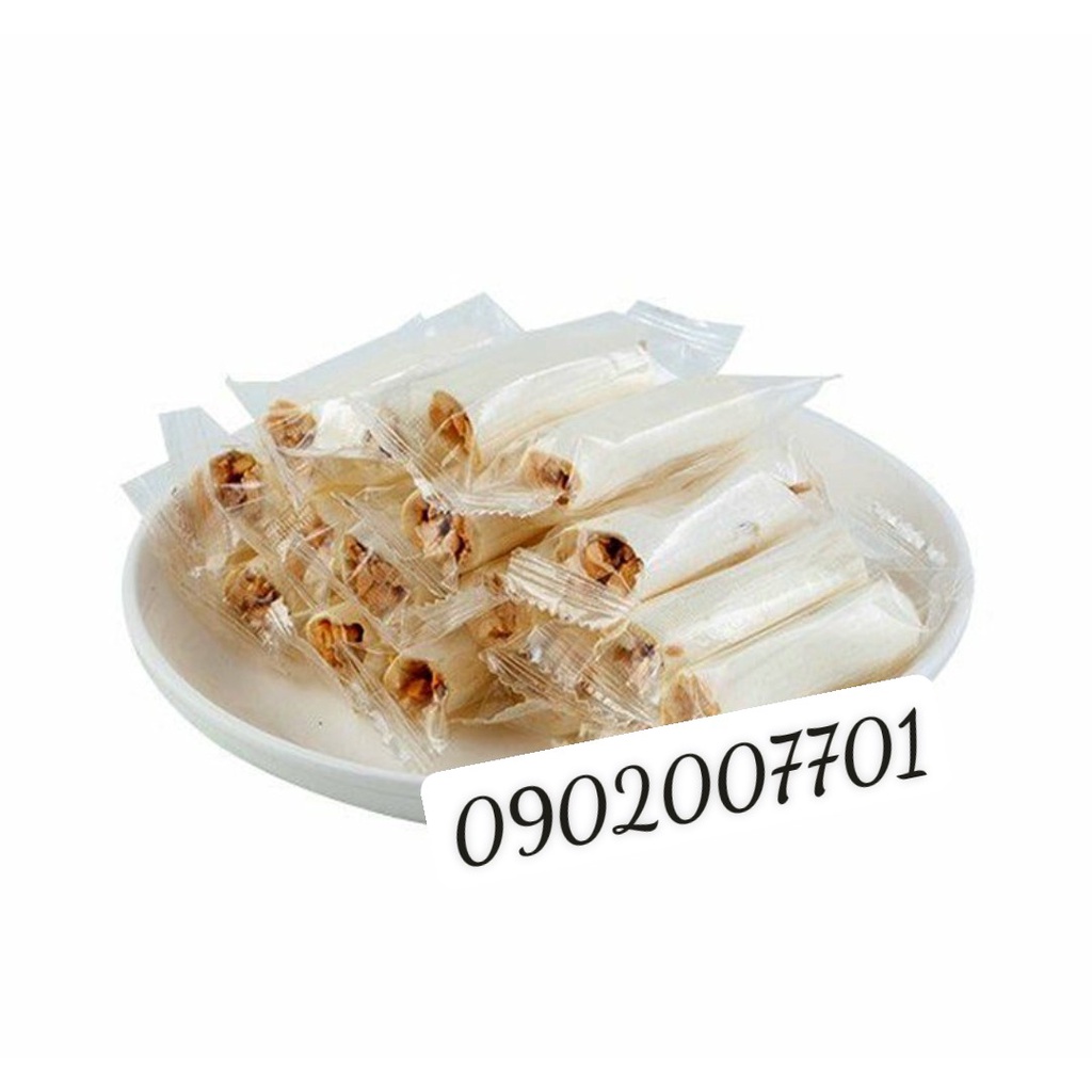 Combo 2 Túi Kẹo dồi lạc vừng Trọng Chiến Đặc sản Thái Bình - Kẹo Kéo Giòn Ngon - Đồ ăn vặt