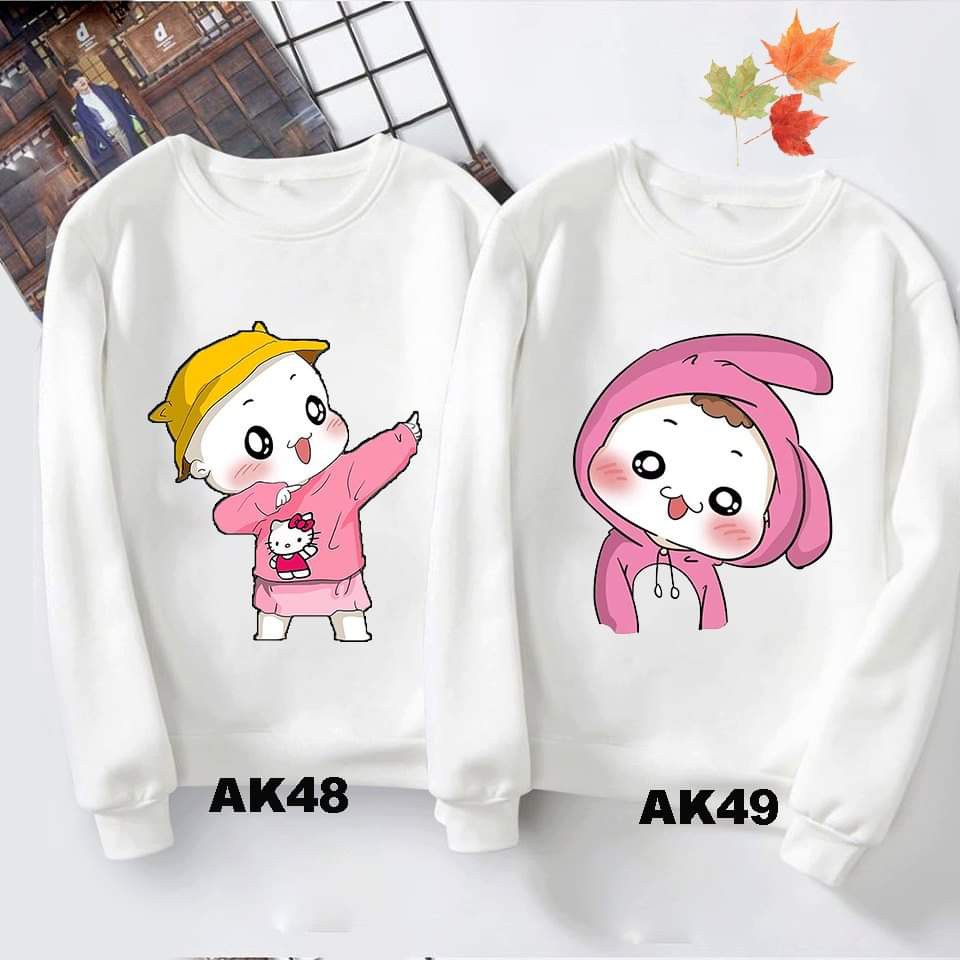 Áo Đôi thu đông dài tay giá rẻ - NEW!! - NỈ